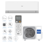 Haier Revive+ 35 oras–oras šilumos siurblys / kondicionierius 3.2 kW vėsinimui, 3.9 kW šildymui – komplektas (AS35RBAHRA / 1U35YESFRA)