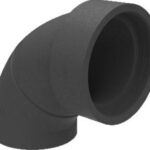 Alkūnė ortakio EPP standaus storasienio izoliuoto, d 160 mm, 90