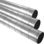 Ortakis cinkuotas, DN 160, ilgis 3,0 m, 1 m