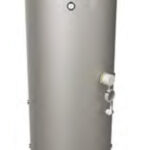 Vandens šildytuvas AISI 444, pastatomas, 500 litrų talpos, vieno šilumokaičio, 95 kW galia