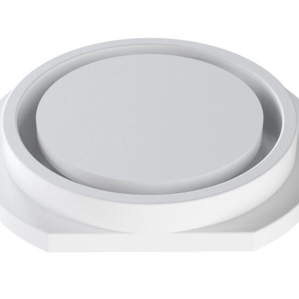 Apvalus difuzorius CIRCLE WCIRCLE125, 125 mm pajungimas su metaliniais tvirtinimo sparneliais