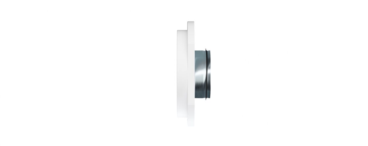 WCIRCLE125 Apvalus difuzorius CIRCLE, 125 mm pajungimas, su metaliniais tvirtinimo sparneliais - Image 3