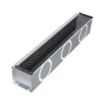 Akustinė prijungimo dėžė Line serijai, 0,625 m ilgio, 160 mm pločio, su 1 ir 2 plyšiais.