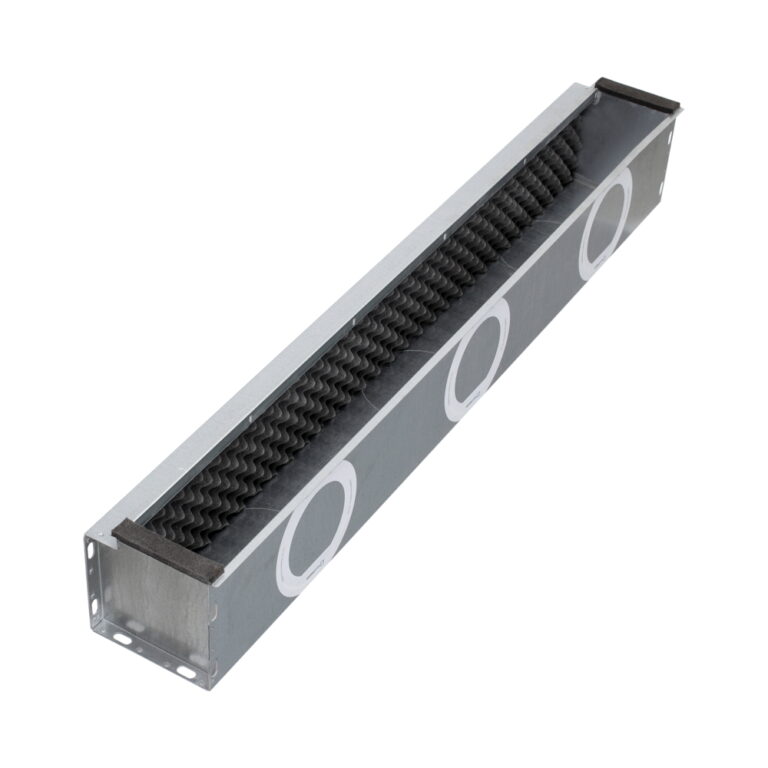 Ventmann GTGA125625 akustinė prijungimo dėžė Line serijai, 0,625 m ilgio, 125 mm pločio, su 1 arba 2 plyšiais.