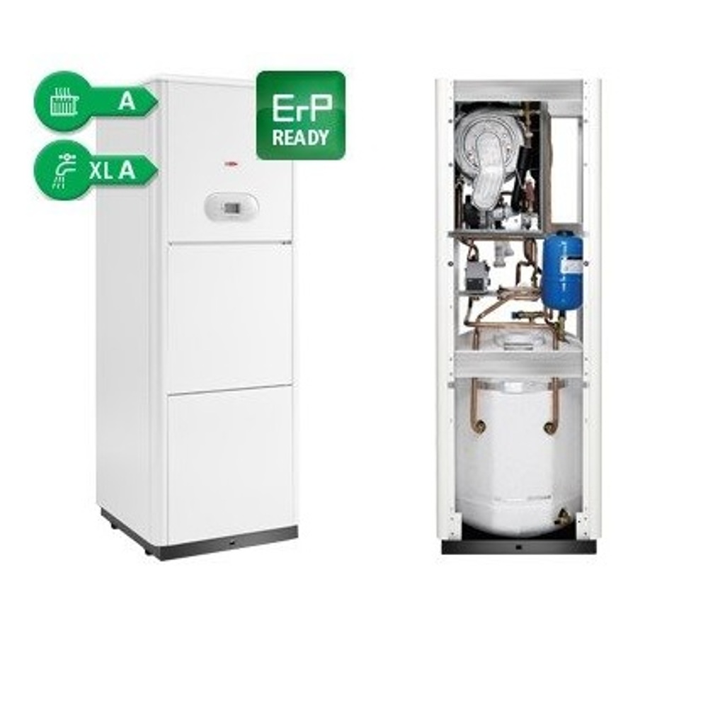 R2KA24-100 Radiant R2KA 24/100 SUPREMA-TECH kondensacinis pastatomas dujinis katilas su integruota 100l vandens talpykla – 24 kW šildymui ir karšto vandens ruošimui - Image 1